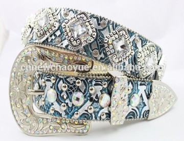 Wholesale Western Cowgirl Bling Bling Rhinestone Studded Belts