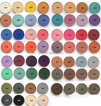 Logo personnalisé en gros de couleurs à fard à paupières scintille