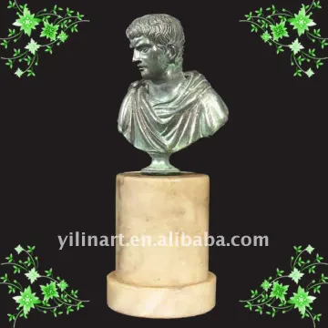 bronze statue of man bust(YL-K026)
