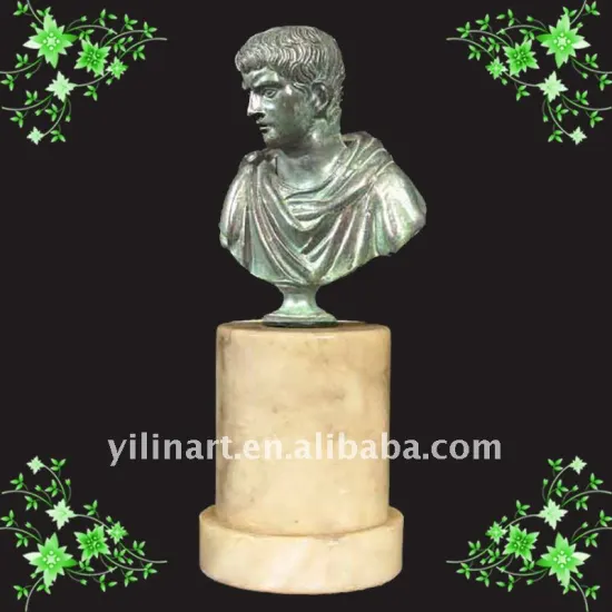 bronze statue of man bust(YL-K026)