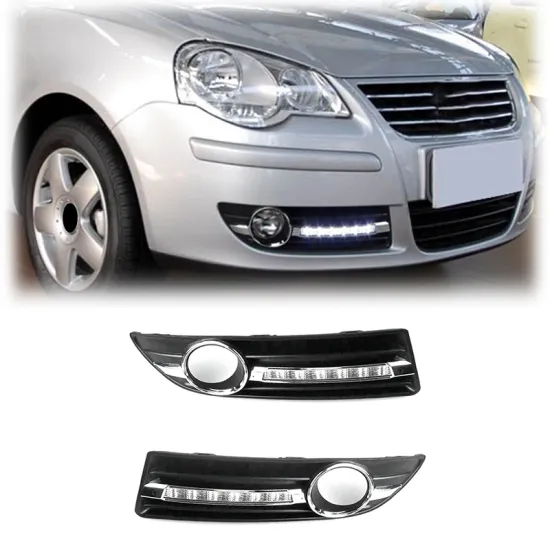 Gobison Hot Sales Car Bumpers Fog Light Daytime Running Light for Volkswagen VW POLO