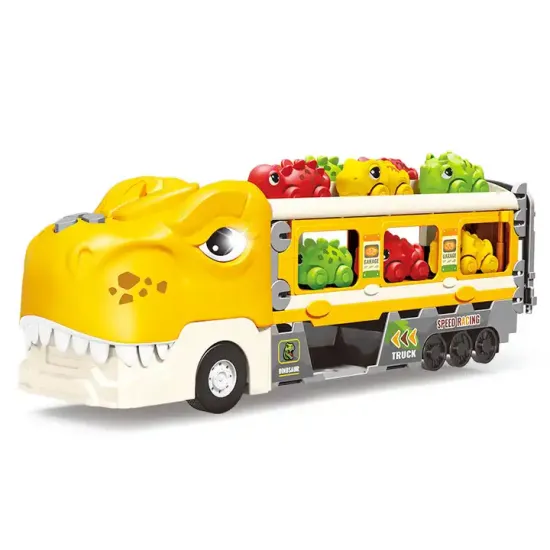 Wholesale Dinosaur Track Game Toys, Plastic Dinosaurs, and Monster Trucks with Light and Music