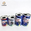 Lata de óleo de motor Konson Canister de lubrificante de metal durável com marca personalizada para armazenamento de lubrificante automotivo