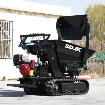 Wholesale Micro Mini Dumper Truck: Fast Delivery 500Kg Hydraulic Crawler Compact Dump Truck