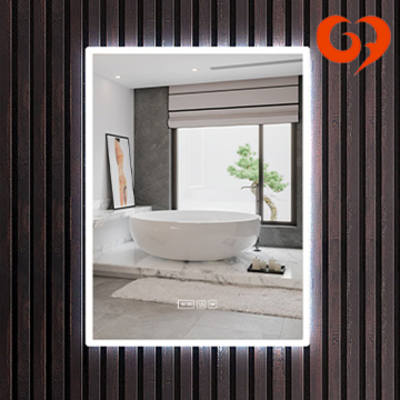 Specchio moderno senza cornice con bordo sottile