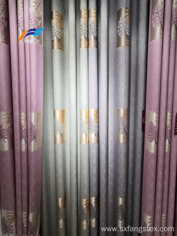 Elegant Home Textile Embroidery Polyester Curtain Fabric