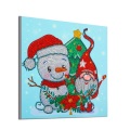 Dessin animé Santa Claus 5D peinture de peinture décorative