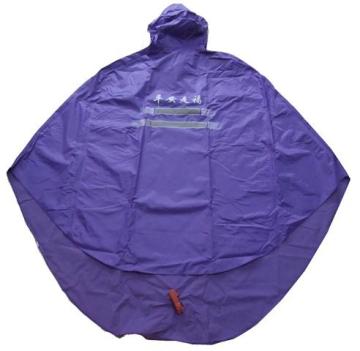 2011 pvc Polyester rain poncho