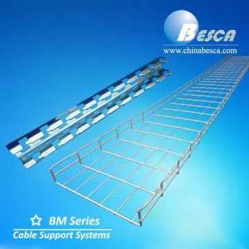 SS304 SS316 Wire Mesh Cable Tray Premium Stainless Steel (UL, cUL, CE, TUV)