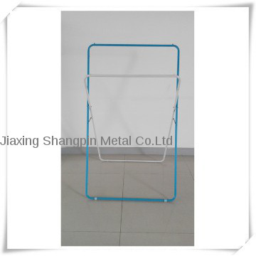 Metal Double Pole \"X\" Type Drying Clothes Rack