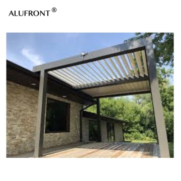 Alufront European-Style Steel Structure Pergolas and Sunrooms with High-Quality Aluminum Doors and Windows