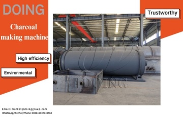 Charcoal Making Machine From Agricultural Waste Biochar Retort