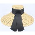 Fashional Wheat Straw Hats With Black Silk Band