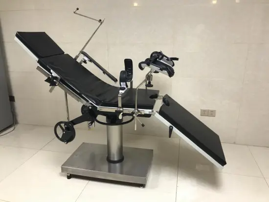 Factory sale medical manual surgical bed operation table