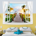 3D dust proof partition tapestry