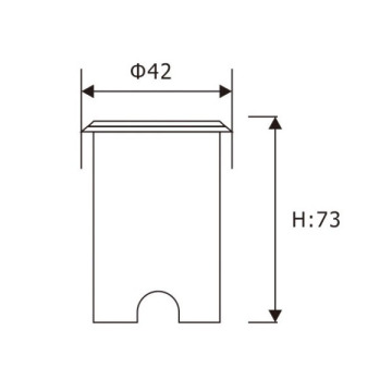 LEDER Basse tension Graden 1W Lampe enterrée LED