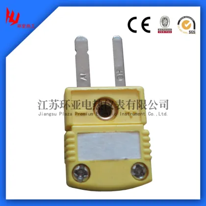 Manufacturer K/J/E/N/T type thermocouple connector/plug