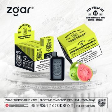 Dispositivo desechable de cigarrillos electrónicos de zgar