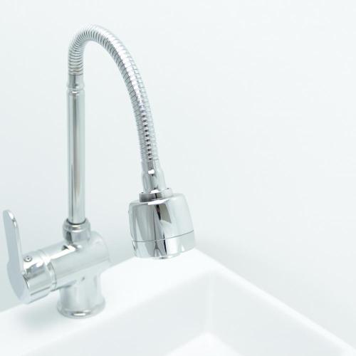 Sanitary Ware Bathroom Pull Out Double-Hole Basin Faucet