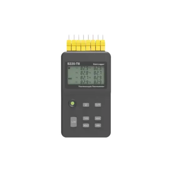 USB Dual Multi-Channel Thermocouple Data Logger: Ideal for Temperature Measurement in Workshops, Laboratories, Pharmacy, and Food Industries