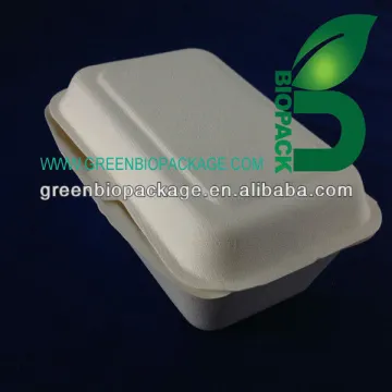 100% Eco-friendly and biodegradable Sugarcane Pulp bento box