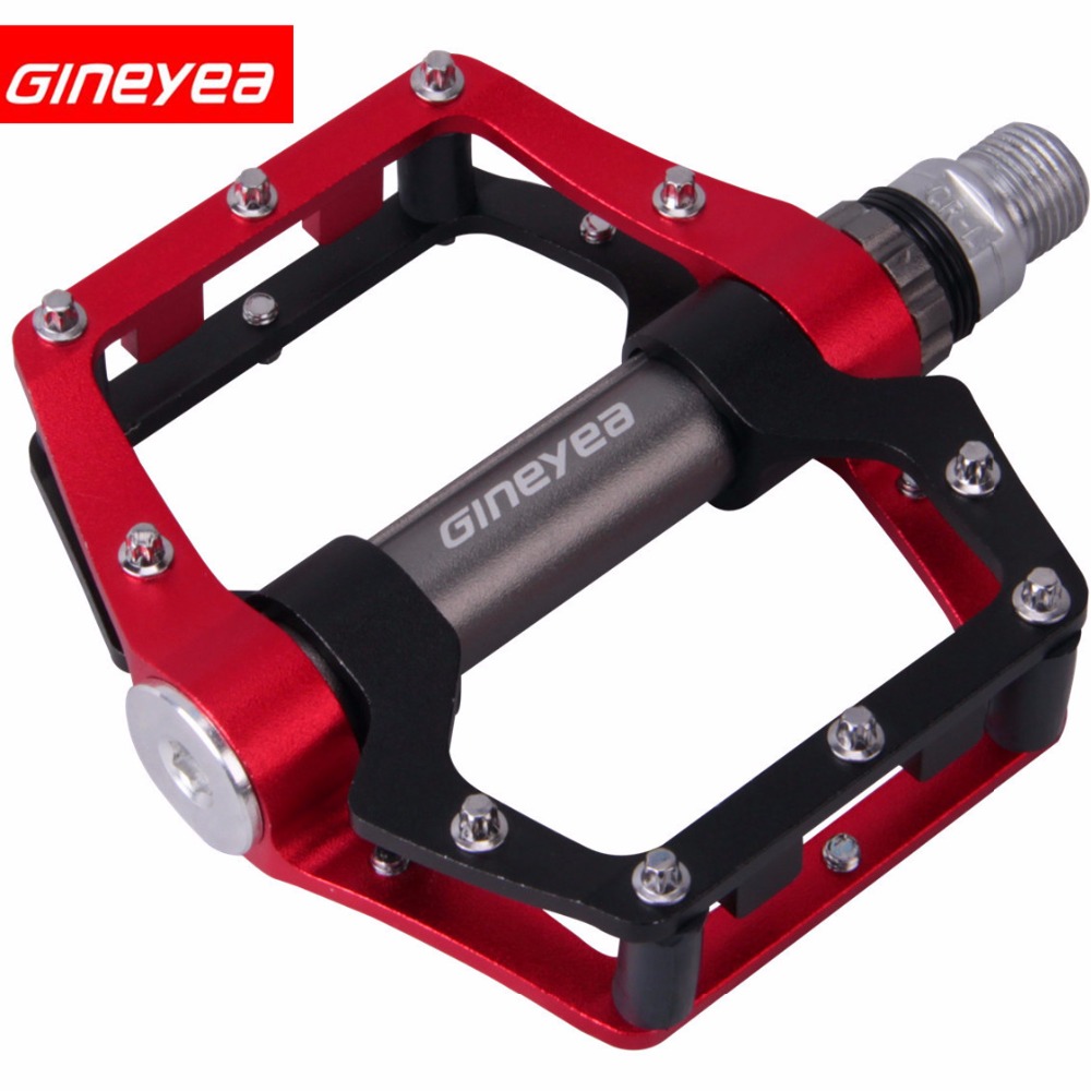 Pedal antiderrapante 9/16 Plat Pedals Taiwan pedal plana Alumínio CNC duas cores