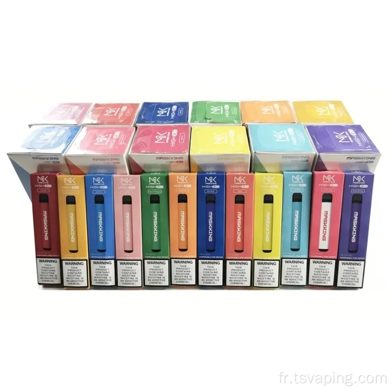 Masqueur de 2,0 vapes jetables mini-cigarette e-cigarette