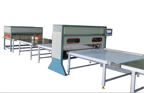 Numerical control production line for mattress packaging