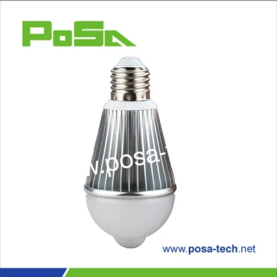 5W light-controlled LED SMD5730 bulb hot new bulb for 2015 (PS-PLB450LUX-5W)