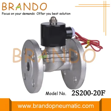 2/2 Way Stainless Steel Flange Water Solenoid Valve 3/4''