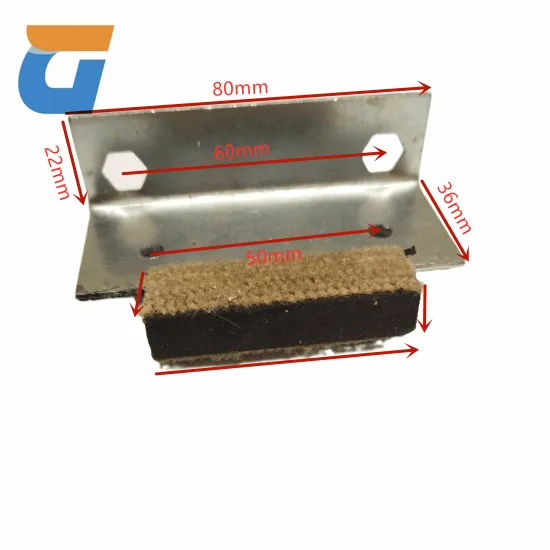 OTIS Elevator Door Slider, Landing Hall Door Slider, Door Foot Guide Shoe, and Felt Slider Set: Dimensions 50*35*13