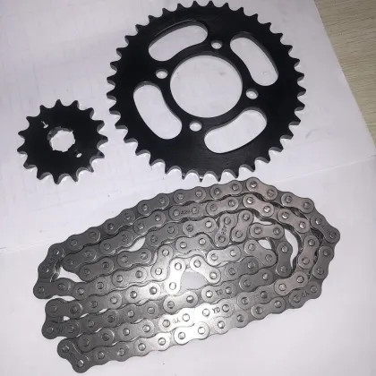CQHZJ Wholesale Steel Motorcycle Transmissions 1045 Steel Chain And Sprocket Kit Wave 110