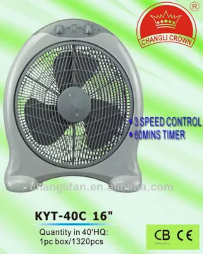 12inch & 16inch box fan