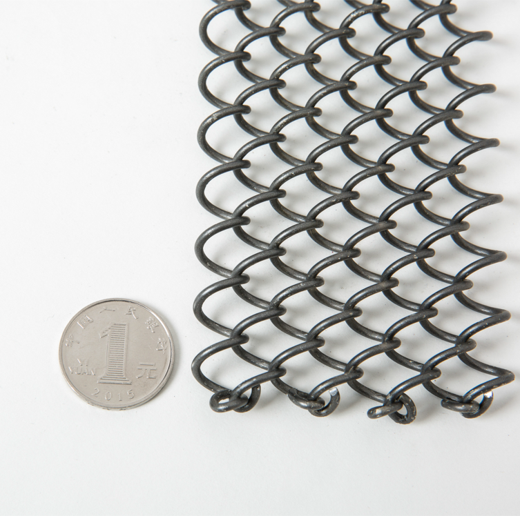 Commerciële kettingschakel Helical Metal Decoratief gaas