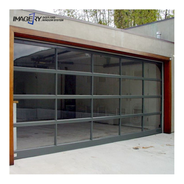 Modern Cheap Wholesale Insulated Glass Remote Control Roll Up Aluminum Garage Doors for Homes