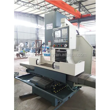 XK7136 Half Cover Siemens Control Vertical CNC Milling Machine