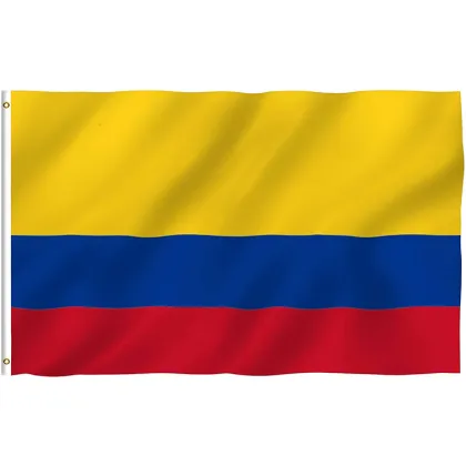 High Quality 100% Polyester Columbia National Flying Flag