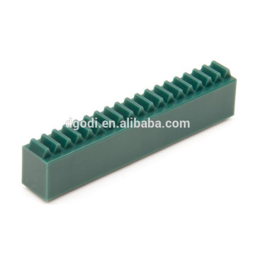 Nylon plastic rack and pinion gears