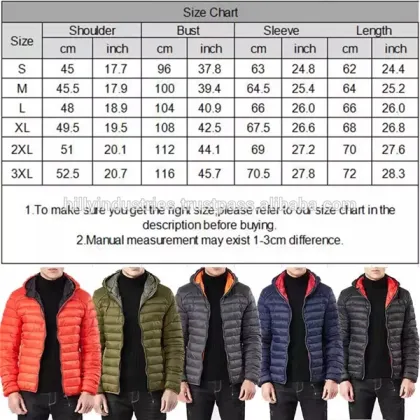 Winter Plus Size Down Jacket For Men