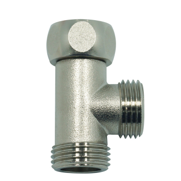 Adattatore a 3 vie Adattatore G-1/2 "Valvola T con dado girevole a mezzo pollice