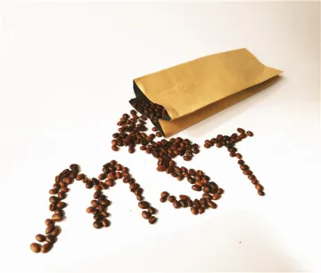 Coffee Bean Paper Side Gusset Bag with Valve