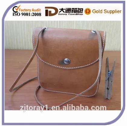 Vintage PU Leather Neck Wallet Strap Coin Purse