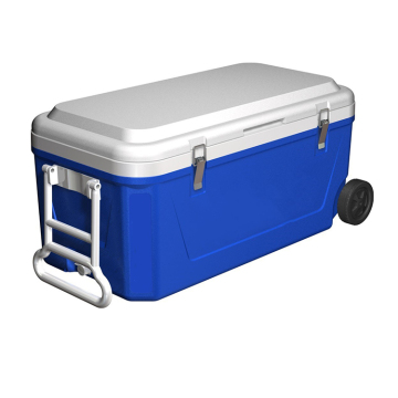 2-Wheel Beer Ice Chest with Handle: Bottle Cooler & Ice Box