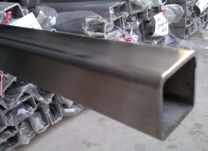 Baosteel hairline small diameter stainless steel pipe square tube