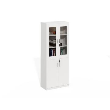 Large-capacity Modern Wooden E1-Grade Particle Board Office Storage Cabinet with Drawers
