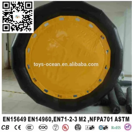 Inflatables River Water Ride Floating Inflatable Raft With Water Drift Holes