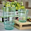 Green Bubbles Recycled Glass Drinkware