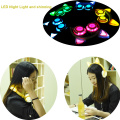 LED Glowing Cat Ears Safe Wired Kids Headsets