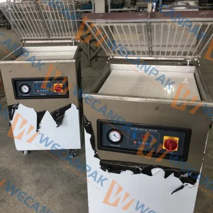 Caviar Tins Vacuum Packaging Machine - WECANPAK 2-4 Cycles/Min, 560*500*1020MM, CE Certified