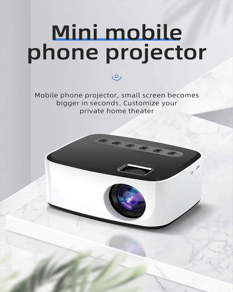 Wi fi 400lumen은 Smart Wireless Home Outdoor Projector를 주도했습니다, 고품질 Wi fi 400lumen